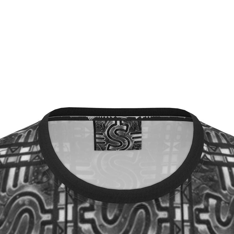 Cut And Sew All Over Print T Shirt