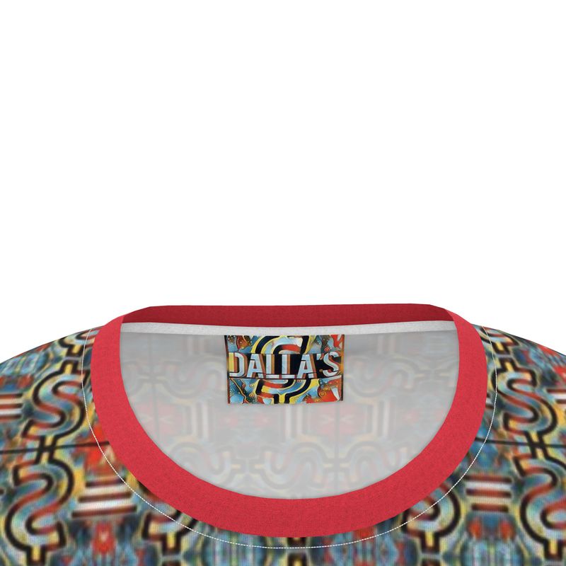 Cut And Sew All Over Print T Shirt DallaSbranded